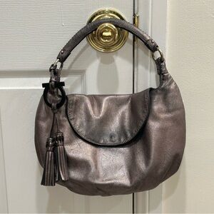 Salvatore Ferragamo leather tassel hobo